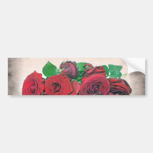 Rose Autoaufkleber (Vorne)