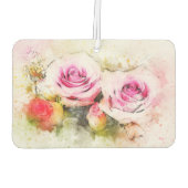 Rose Autolufterfrischer (Rückseite)