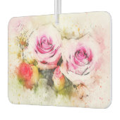 Rose Autolufterfrischer (Links)