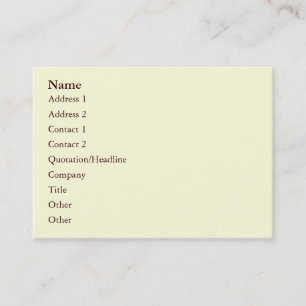 Rose Avunclover Nostalgisches Muster Visitenkarte