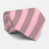 Rose B48E92/Rosa FFC0CB Streifen Krawatte (Gerollt)