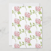 Rose Baby Einladung (Rückseite)