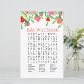Rose Baby Shooter Word Search Game (Stehend Vorderseite)