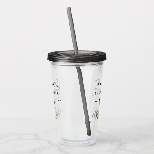 Rose Bachelorette Acryltrinkbecher (Links)