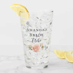 Rose Bachelorette Stamm Party Glas