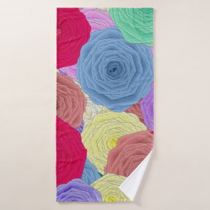 Rose Badehandtuch