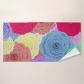 Rose Badehandtuch (Badehandtuch)