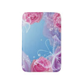 Rose Badematte (Vorderseite Vertikal)