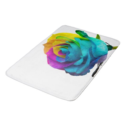 Rose Badematte (Schrägansicht)