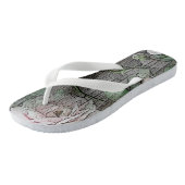 Rose Badesandalen (Schrägansicht)