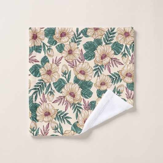 Rose Badhandtuch Set (Waschlappen)