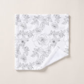 Rose Badhandtuch Set (Waschlappen)