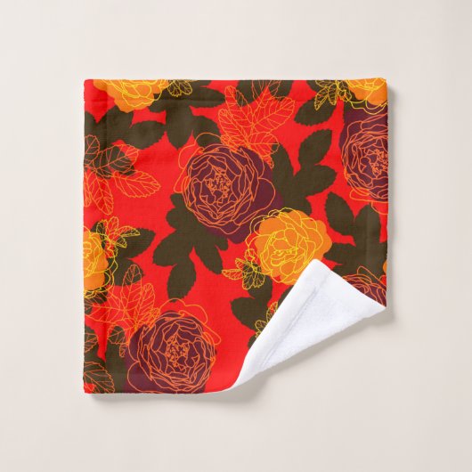 Rose Badhandtuch Set (Waschlappen)