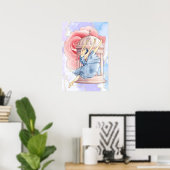 Rose Ballerina Poster (Heimbüro)
