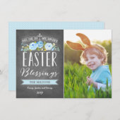 Rose-Banner für Ostersegmente | Osterfest Feiertagskarte (Vorne/Hinten)