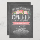 Rose-Banner-Karte| Einladung der Gemeinschaft (Vorne/Hinten)