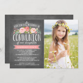 Rose-Banner-Karte| Einladung der Gemeinschaft (Vorne/Hinten)