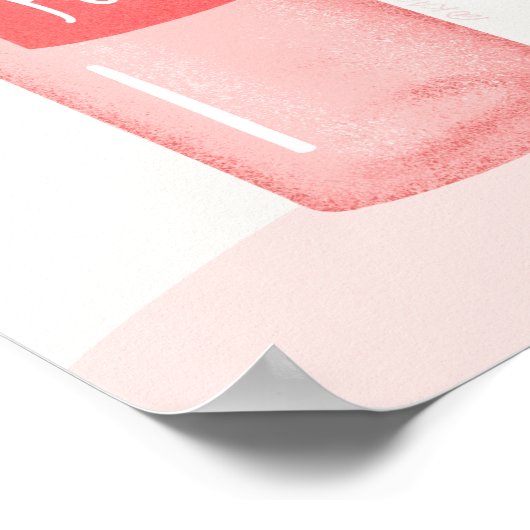 Rose Bar Poster (Ecke)