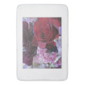 Rose Bath Mat Badematte (Vorderseite Vertikal)