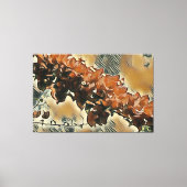 Rose Baum Kunst - Tan Trimming Leinwanddruck (Vorderseite)