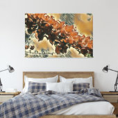 Rose Baum Kunst - Tan Trimming Leinwanddruck (Insitu (Schlafzimmer))