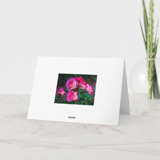 Rose Beauty Card Feiertagskarte (Rückseite)