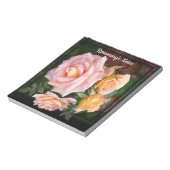Rose Beauty Notizblock (Rotiert)