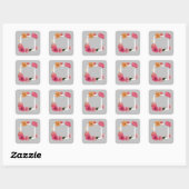 Rose Beauty Stickers | Elegant Floral Sticker Coll (Blatt)