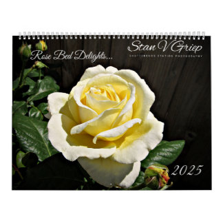 Rose Bed Delights - Mauerkalender 2025 von Stan Kalender