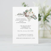 Rose Begleitkarte (Stehend Vorderseite)