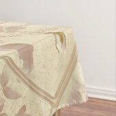 Rose beige gerahmt tischdecke (Beispiel)