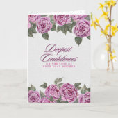 Rose Beileid Bouquet - Mutterschaftsverlust Karte (Gelbe Blume)