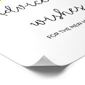 Rose Beratung und Wünsche für Newlyweds Poster (Ecke)