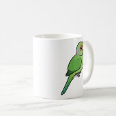 Rose-beringter Parakeet Kaffeetasse (VorderseiteRechts)