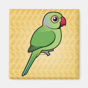 Rose-beringter Parakeet Magnet