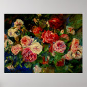 Rose, berühmtes Gemälde von Pierre Renoir, Poster (Vorne)