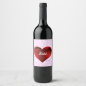 Rosé Beverage Label Set Weinetikett (Vorderseite)