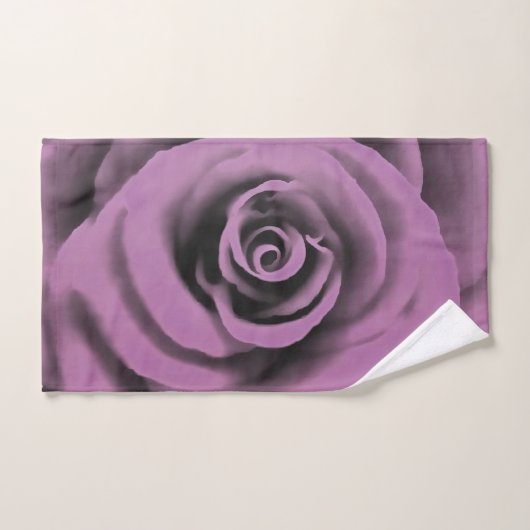 Rose "Big Dark Lavender" Badhandtuch Set (Handtuch)