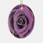 Rose "Big Dark Lavender" Keramik Ornament (Rechts)