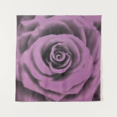 Rose "Big Dark Lavender" Wandteppich (Vorderseite (Horizontal))