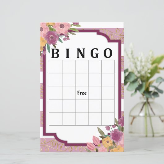 Rose Bingospiel (Stehend Vorderseite)