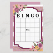 Rose Bingospiel (Vorne/Hinten)