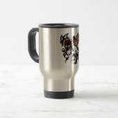 Rose & Bird Tumbler Reisebecher (Vorderseite Links)