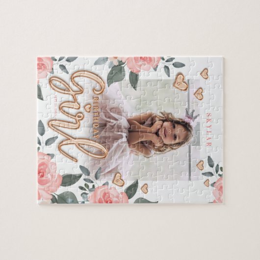 Rose Birthday Girl Puzzle (Horizontal)