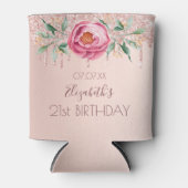 Rose Birthday Party Dosenkühler (Vorderseite)