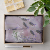 Rose Blätter Hintergrund Tröpfchen mit Lavendel Seidenpapier (Geschenk)
