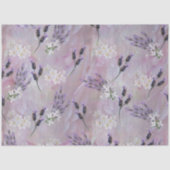 Rose Blätter Hintergrund Tröpfchen mit Lavendel Seidenpapier (Vorderseite)