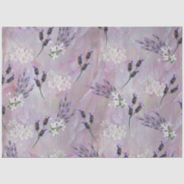 Rose Blätter Hintergrund Tröpfchen mit Lavendel Seidenpapier