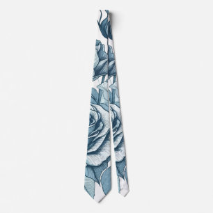 Rose Blau Krawatte