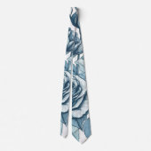 Rose Blau Krawatte (Rückseite)